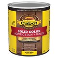 Cabot Solid Color Acrylic Stain & Sealer Solid Tintable White Base Acrylic Deck Stain 1 qt 140.0001801.005